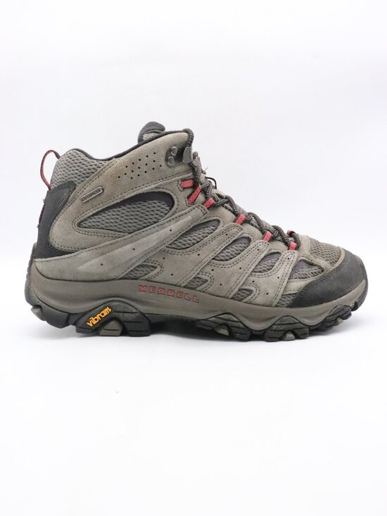 Merrell Moab 3 Mid Men\'s Size 11 Waterproof Hiking Boots Beluga Gray Ankle Boot